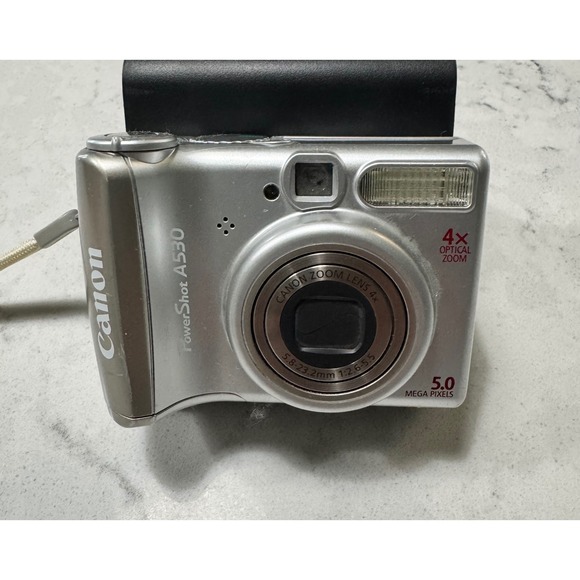Canon Power Shot A530 5.0 MP 4x Optical Zoom Tested & Working EUC - Picture 1 of 5